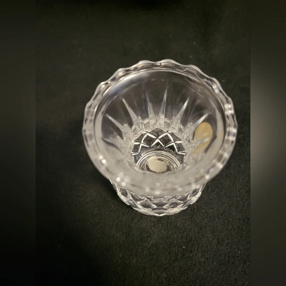 Princess House Lead Crystal Toothpick Holder
